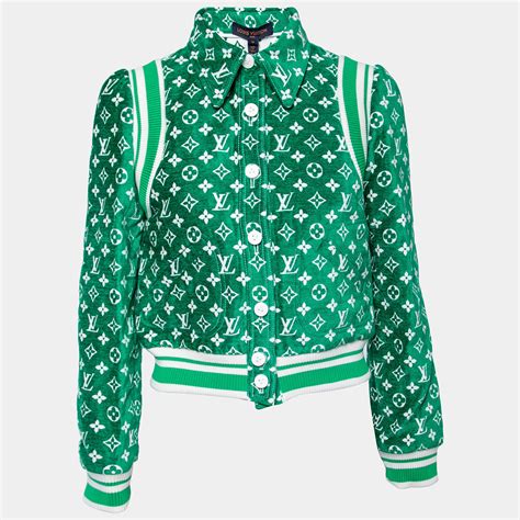 louis vuitton green denim jacket|Louis Vuitton green velvet jacket.